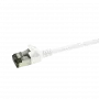 LogiLink Ultraflex SlimLine - Patchkabel - RJ-45 (M) auf RJ-45 (M) - 3 m - 3,8 mm - geschirmt PIMF - CAT 6a - geschirmt, halogenfrei, vergossen - weiß, RAL 9010
