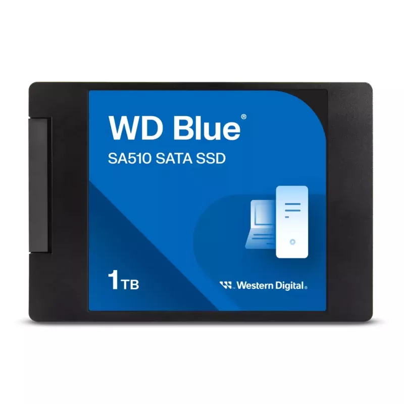 WD Blau SA510 - SSD - 1TB - intern - 2.5 (6,4 cm) - SATA 6Gb/s (WDBB8H0010BNC-WRSN)