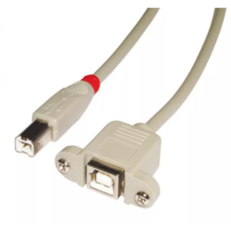 Lindy 31800 USB-Kabel 0,5 m USB B Grau