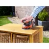 Schwarz & Decker BDCROS18N-XJ tragbarer Schwingschleifer 12000 U/min Schwarz, Orange