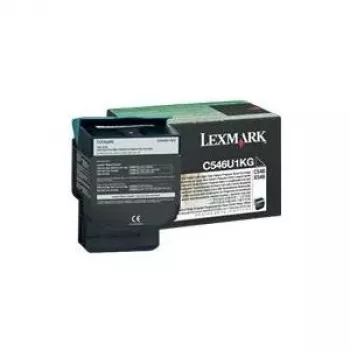 Lexmark Toner C546U1KG - Schwarz - Reichweite: 8.000 Seiten (C546U1KG)
