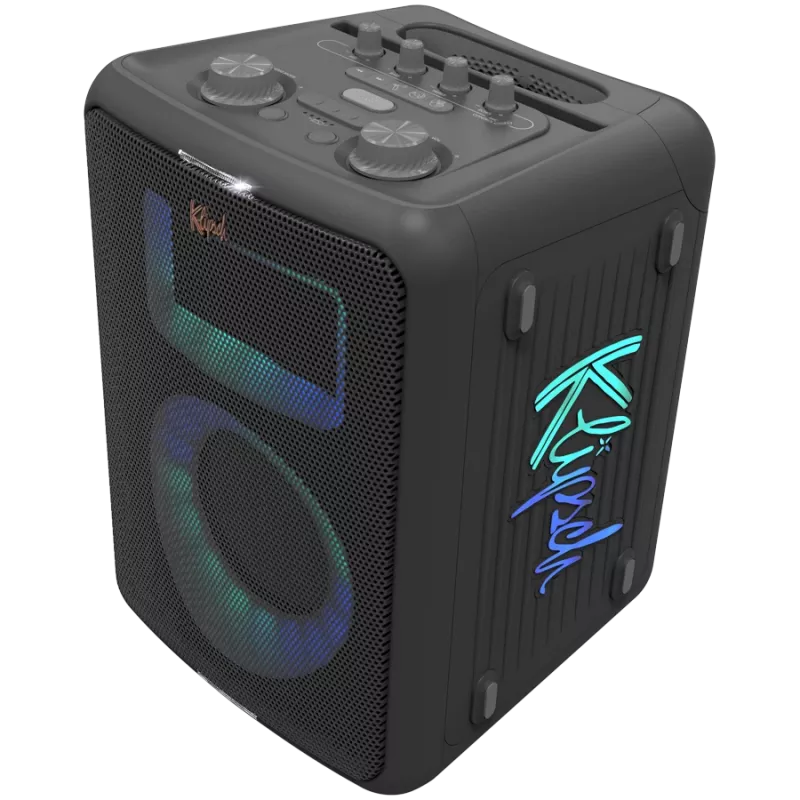 Party-Lautsprecher KLIPSCH Vegas — kabelgebunden & kabellos, Tieftöner 13,3 cm, 49–20000 Hz, 95 dB, batteriebetrieben, schwarz