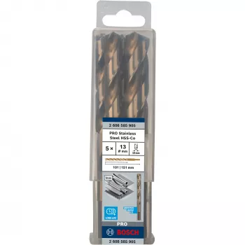 Spiralbohrer Bosch HSS Cobalt 2608585905 5-teiliges Set