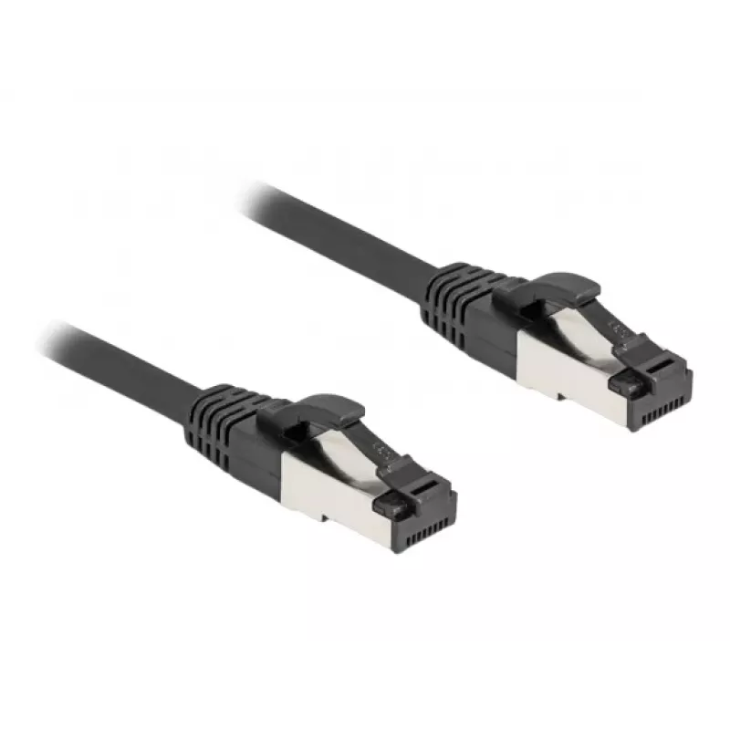 Netzwerkkabel DeLOCK 80566 RJ-45 Cat8.1 0,25 m Schwarz