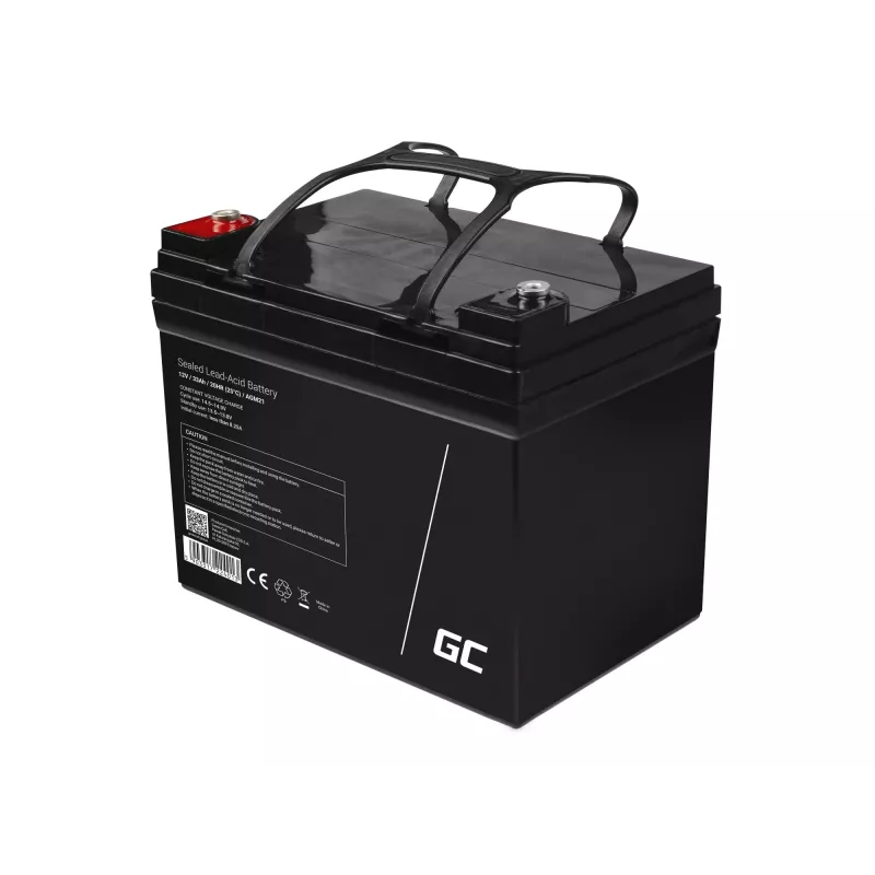 Green Cell AGM21 USV-Batterie, versiegelte Blei-Säure (VRLA), 12 V, 33 Ah
