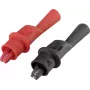 VOLTCRAFT Krokodilklemme Plug 2 mm CAT III 1000 V, CAT IV 600 V Schwarz, Rot MSK-111 (VC-8085005)