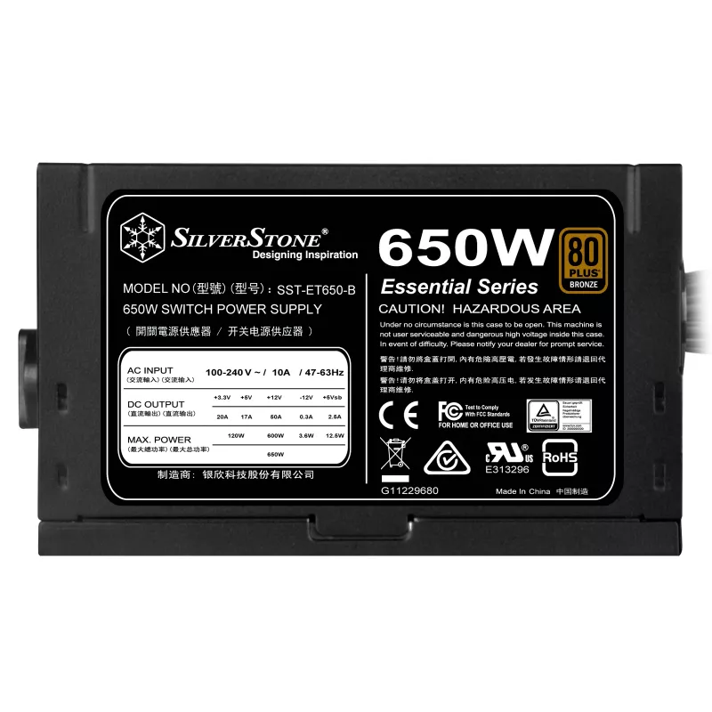 Netzteil Silverstone SST-ET650-B v1.4 650 W