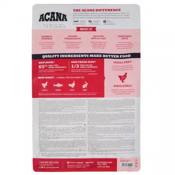 ACANA Indoor Entrée - Trockenfutter für Katzen - 1,8 kg