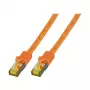 EFB-Elektronik RJ45 Patchkabel Cat.6A S/FTP LSZHCat.7 Rohkabel orange 5m Hersteller: EFB Elektronik (MK7001.5O)