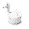 Tischvernebler Omron C28P mit 10 ml/min Kapazität, 2,65 µm Partikelgröße, weiß, Maße 265×195×143 mm