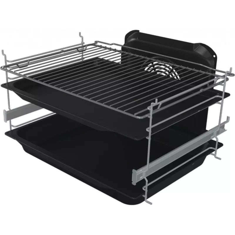 Gorenje GKS6C71XF Freistehender Herd mit Backofen Silber