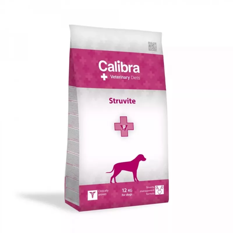 Trockenfutter für Hunde Calibra Veterinary Diets Struvite 12 kg – tierärztliche Harnwegsnahrung, Huhn, zuckerfrei, glutenfrei