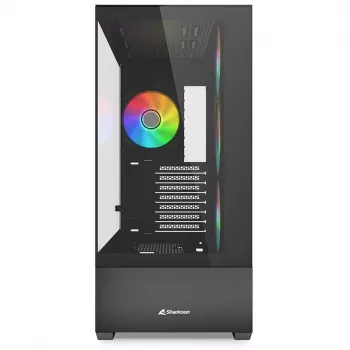PC-Gehäuse Sharkoon AK6 RGB, ATX, Schwarz