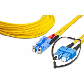 Lightwin Hochwertiges Duplex LWL Patchkabel - SM - LSH - SC (LDP-09 LSH-SC 3.0)