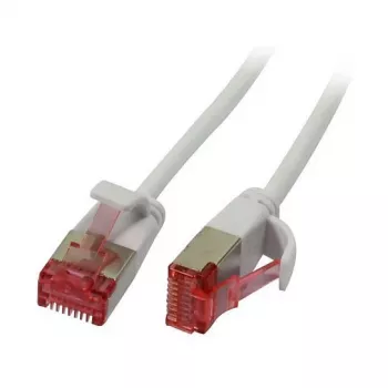 Synergy 21 Patchkabel RJ45 CAT6 250 MHz 3 m Weiß U/FTP Slimline Rund d 3,6 mm – Kabel – Netzwerk