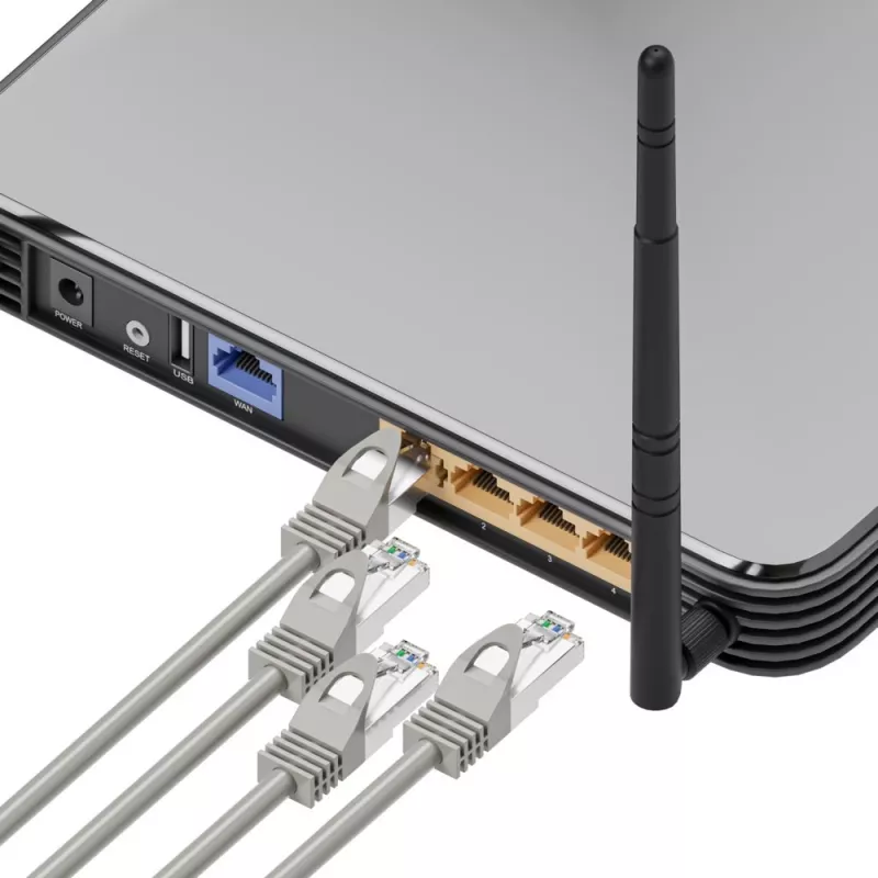 Netzwerk-Patchkabel Extralink Cat5e UTP 5 m — RJ-45 auf RJ-45, grau