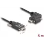 DeLOCK USB 2.0 Kabel USB Typ-C Stecker auf USB Typ-C Stecker abgewinkelt links/rechts PD 3.0 60W 5m