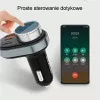Freisprecheinrichtung Awei C-843 Bluetooth 5.0 mit FM-Transmitter, USB- und USB-C-Anschlüssen