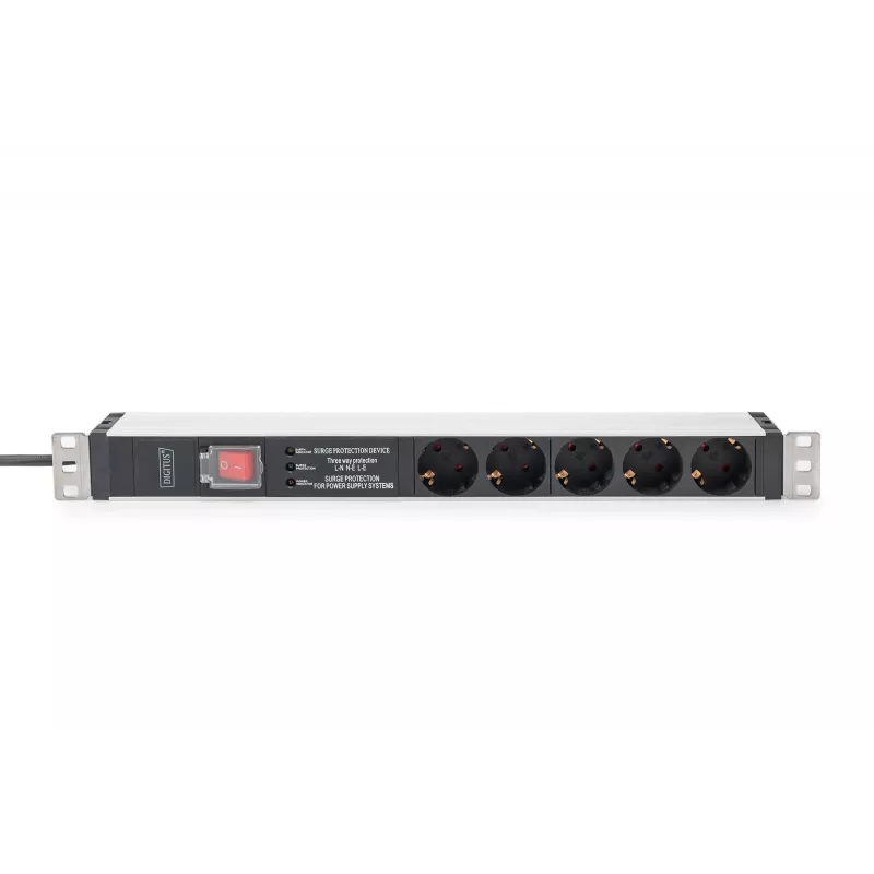 Digitus Steckdosenleiste DN-95433 5-fach Sicherheitssteckdosen 2m Kabel