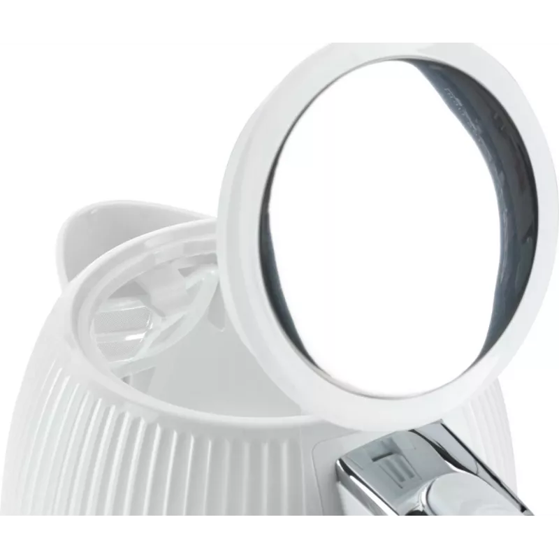 Gorenje Wasserkocher | K17DPW | Elektrisch | 2200 W | 1,7 L | Edelstahl | 360°-Drehsockel | Weiß