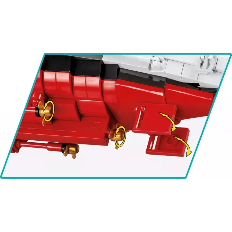 Marineschiffmodell COBI COBI-4839 Bausatz 1:300 Länge 870 mm Höhe 215 mm