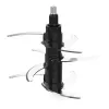 Elektrischer Zerkleinerer Rommelsbacher MZ 800, 800 W, 2,7 L Glasschüssel, 9 Edelstahlmesser, 22-Gang-Regelung, schwarz Edelstahl