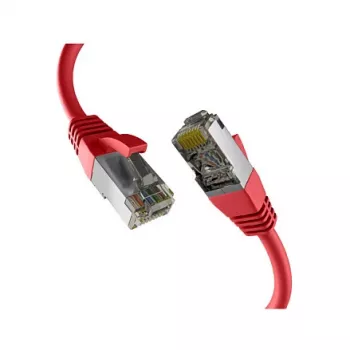 EFB-Elektronik CAT8.1 Rot 1m RJ45 Patchkabel S/FTP PIMF LSZH 2000MHz 40GB Netzwerkkabel Hersteller: EFB Elektronik (EC020200290)