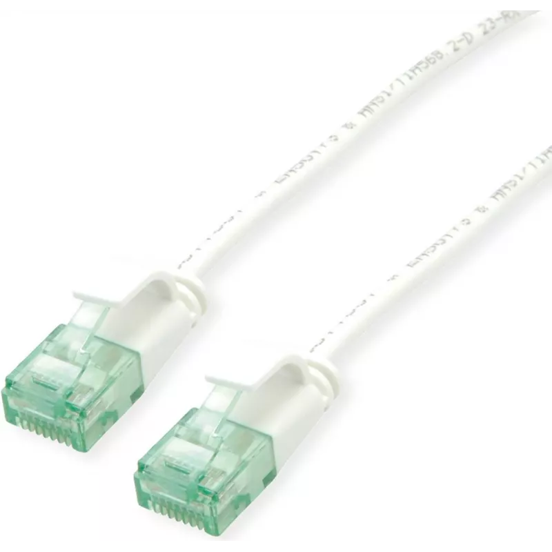 ROLINE RM UTP Patchkabel Kat6A/Kl.EA schlank Weiß 3m - UTP (21.45.3466)