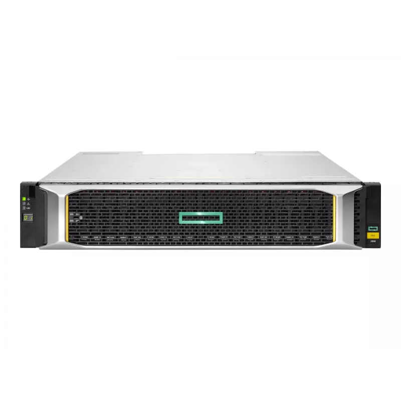 HPE MSA 2060 Disk-Array 0 TB Rack 2U Silber Schwarz HDD SSD