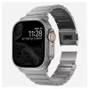 NOMAD Titanium Armband für Apple Watch 46mm/49mm Silber