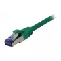 Patchkabel RJ45 - CAT6A 500 MHz - 1,5 m - grün - S-STP(S/FTP) - komponentengeprüft (GHMT zertifiziert) - A