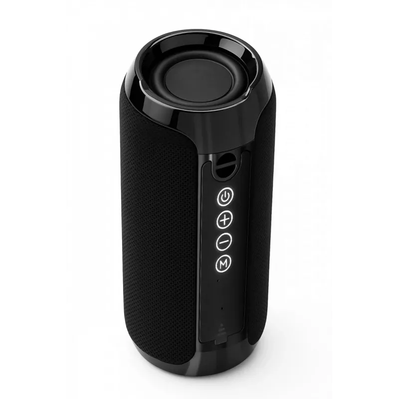 Tragbarer Bluetooth-Stereolautsprecher SQUEAK SQ1008 — 14W RMS, Bluetooth 5.3, 1200 mAh, IPX4, FM, LED, AUX, USB