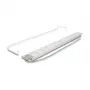Patchpanel 19 Zoll DELOCK 24-Port Keystone, neigbare Ports, Zugentlastung, 1U metallisch