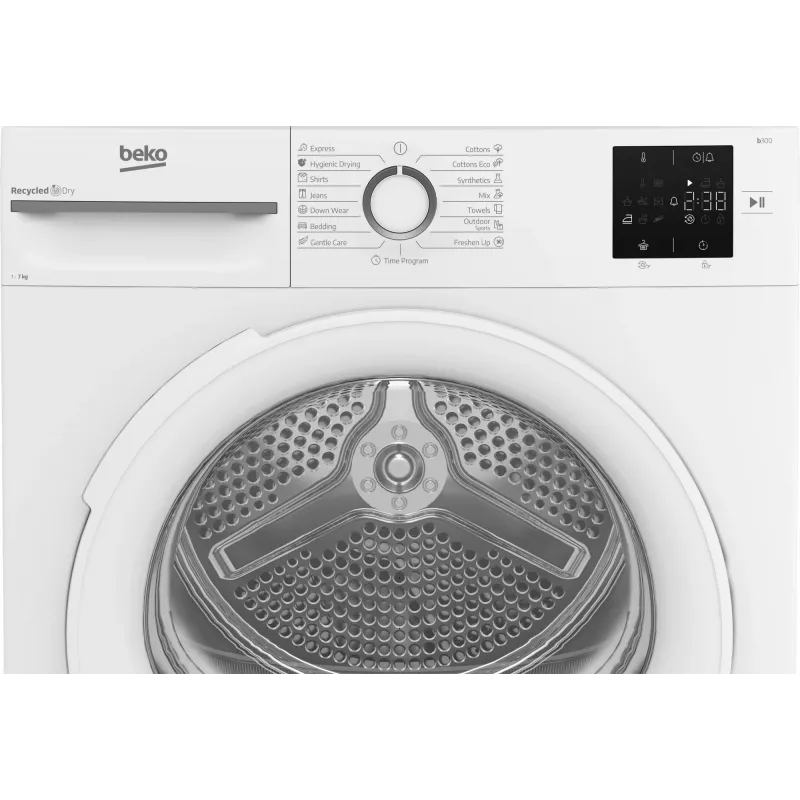 BEKO Wäscheständer BM3T372E0W, 7 kg, Energieklasse E, Tiefe 54,5 cm