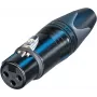 Neutrik XLR-Steckverbinder-Buchse, gerade Polzahl: 3 Schwarz NC3FXX-BAG 1 Stück (NC3FXX-BAG)
