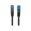 Netzwerkkabel LANBERG PCF6A-10CC-0100-BK — Cat6a S/FTP, 1 m, RJ-45, schwarz