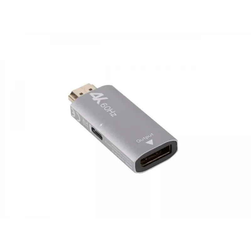 Videokabel-Adapter Lanberg AD-HD-DP-01 HDMI Typ A DisplayPort Silber