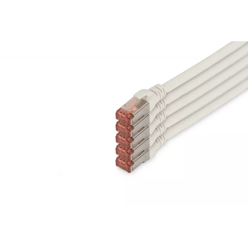 Netzwerkkabel Digitus CAT 6 S/FTP RJ-45 10m weiß