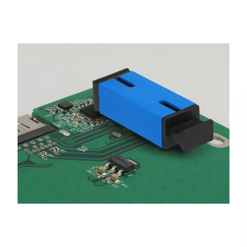 LWL-Kupplung für PCB SC Simplex Buchse auf SC Simplex Buchse Singlemode Blau