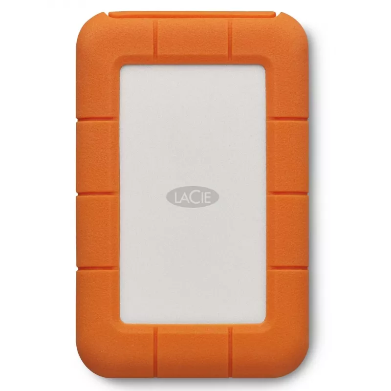 LaCie Rugged USB-C Externe Festplatte 5 TB USB Typ-C 3.2 Gen 1 (3.1 Gen 1) Grau Gelb