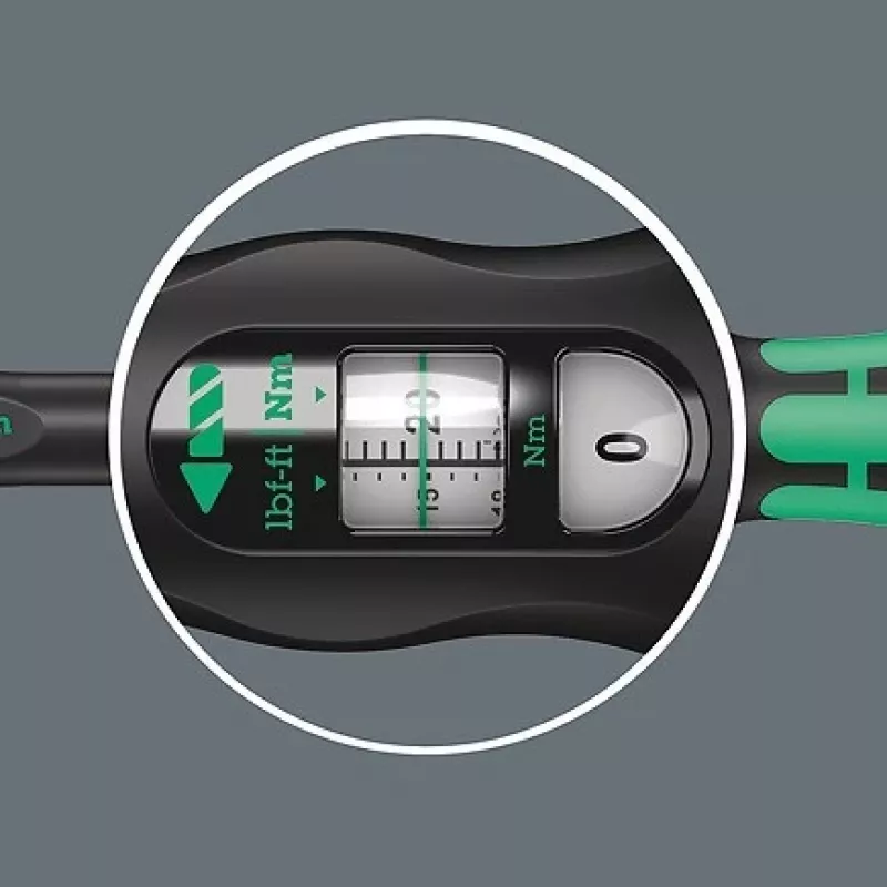 Wera Click-Torque C 3, 1/2 Zoll Drehmomentschlüssel mit Umschaltknarre, 40 Nm - 200 Nm