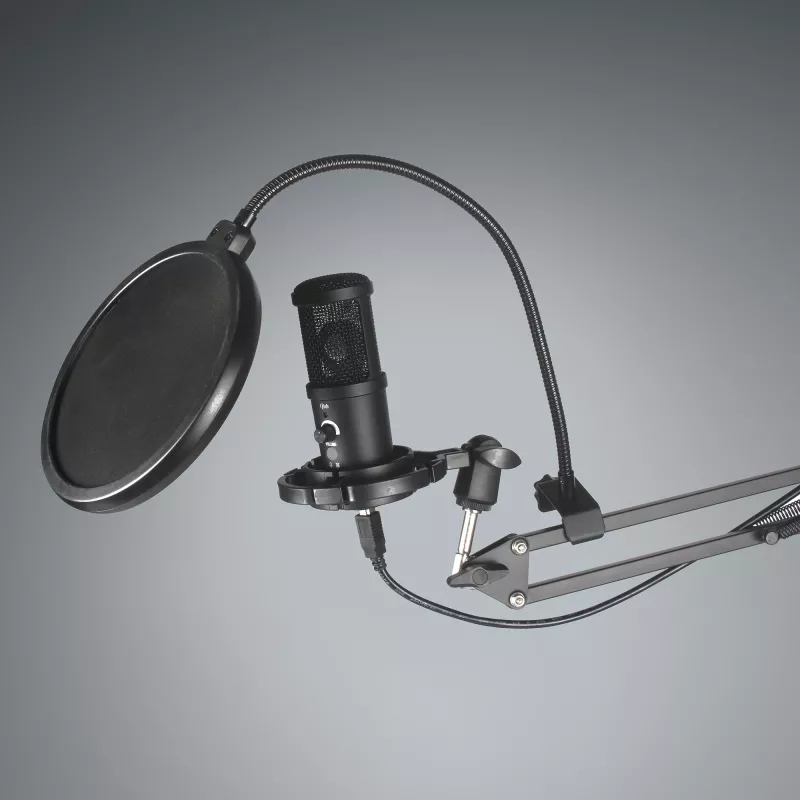 Studiomikrofon Easypix 62021 Schwarz