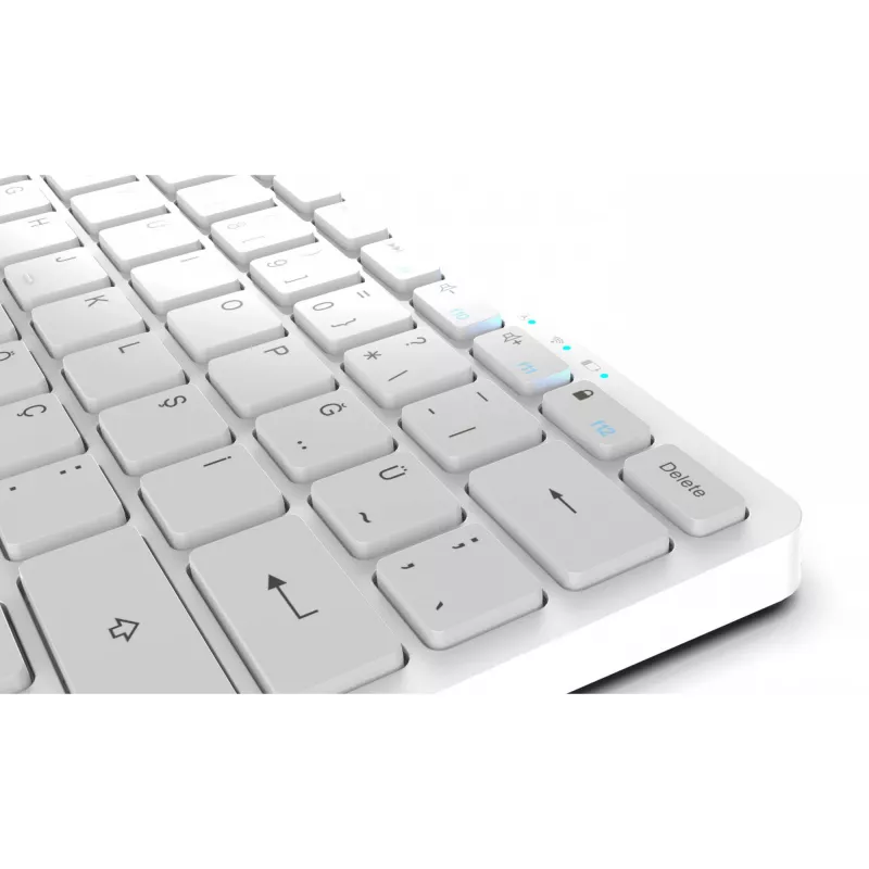 INCA Tastatur IBK-565BT BT 5.0, Smart, Akku 150Std, 8-10m silber