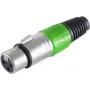 XLR-Stecker ShiverPeaks BS55022-G grün — 3-poliger männlicher Audio-Steckverbinder