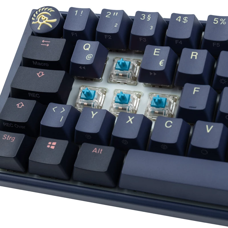 Ducky One 3 Mini Tastatur Gaming USB Blau