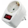 Steckdose AS Schwabe 45037 mit integriertem Schalter, einzeln, Netzstecker