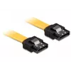 SATA-Kabel Stecker/Stecker DeLOCK 82809 0,5 m Gelb