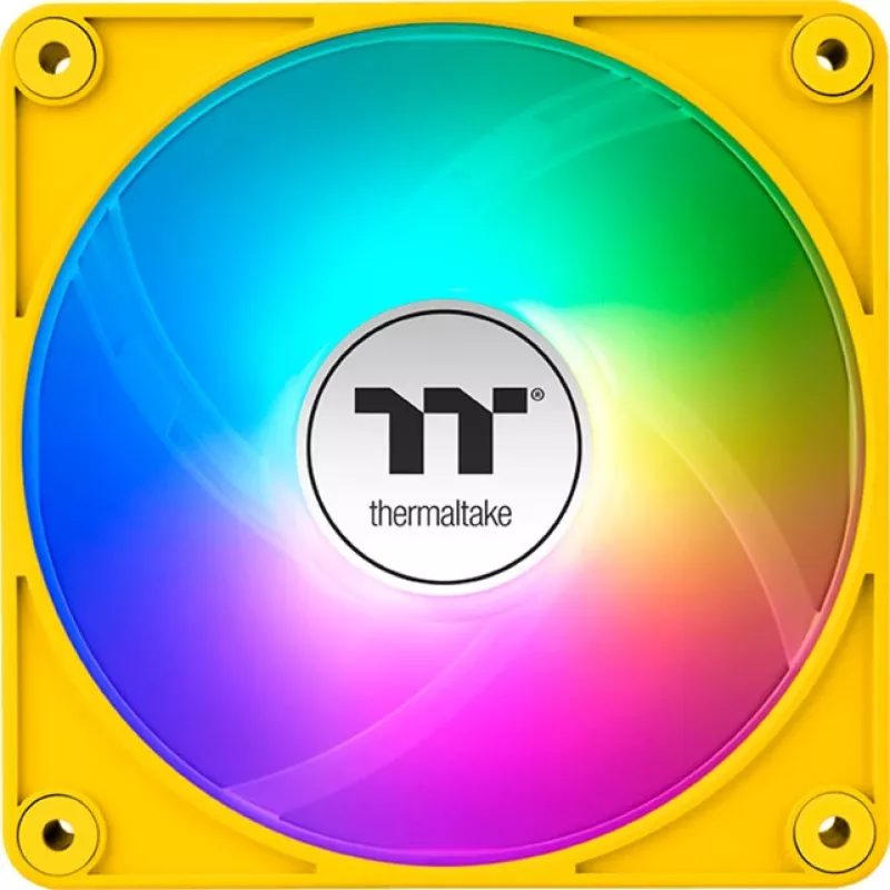 Thermaltake CT140 EX ARGB 140 mm Gelb 3er-Pack Gehäuselüfter