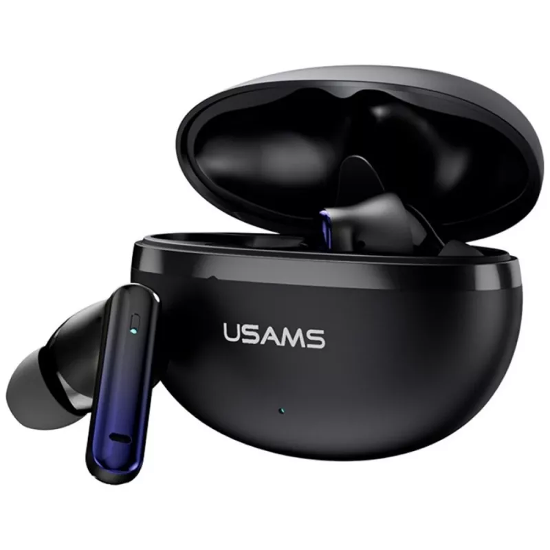 Bluetooth-Kopfhörer Usams TWS E02 ANC+ENC schwarz