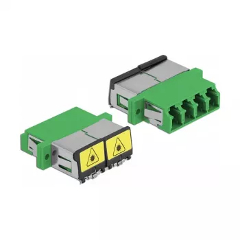 Optical Fiber Coupler DeLOCK 86902 LC Quad female to LC Quad female Single-mode Grün